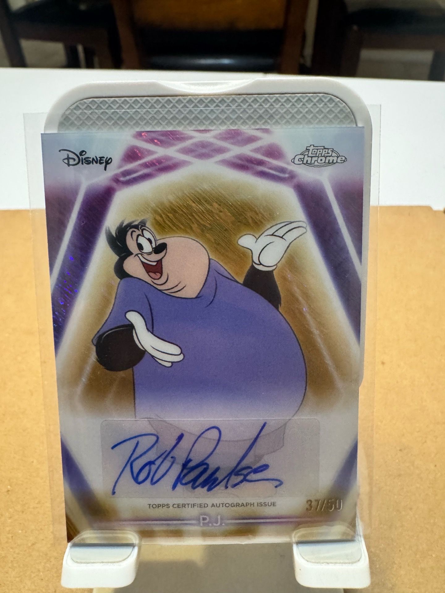 2026 Topps Disney Neon P J - CHROME NEON ETCH AUTOGRAPHS Gold 