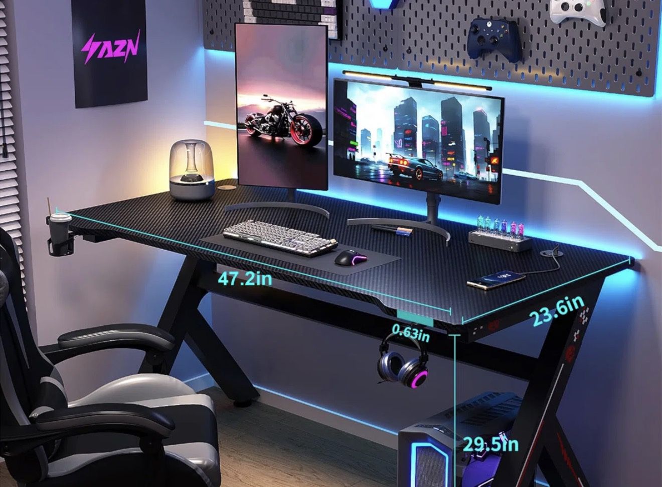 Gaming Desk With led Lights