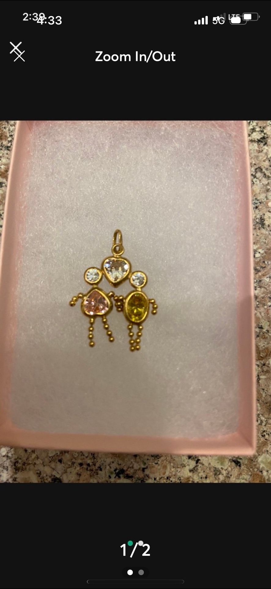 14k Gold Pendant 