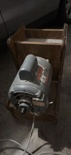 Vintage Magic Mill Grain Mill w/ Original Dayton 3/4 HP Motor – Powers On