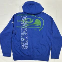 NWT Nike Authentic SEATTLE SEAHAWKS Performance Hoodie (Big Logo on Back) Men’s Large & XL - $50
