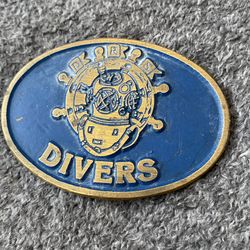 Brass Divers Belt Buckle