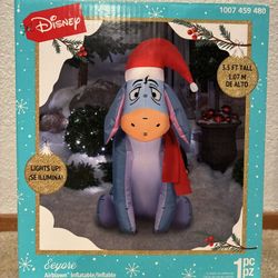 Disney Eeyore Christmas Inflatable. New. Open Box.