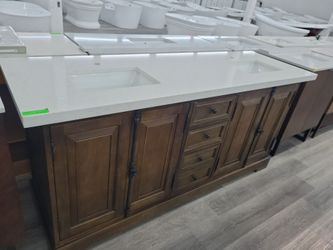 Bathroom Vanity 74"
