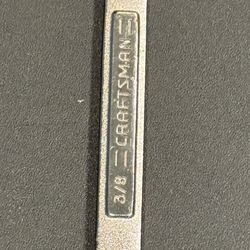 Vintage Craftsman 3/8” 6 pt Wrench 44383  “VA” series USA, nice condition 
