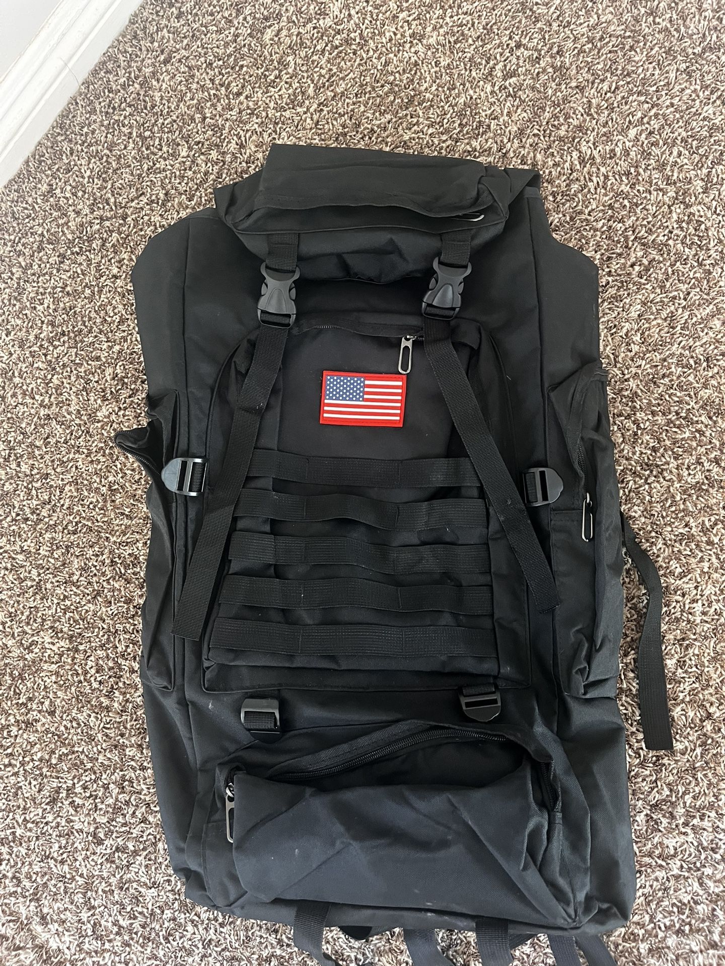 Black Tactical Backpack