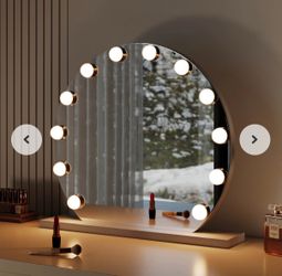 Makeup Hollywood mirror with led light