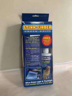 Black Light Stink Finder Flashlight Ultra-Violet Pet Urine Odor Detector Remover