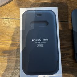 Lightly Used Leather iPhone 12 Pro Case 