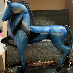 Sunblogs Art Country Rustic Metal Abstract Horse