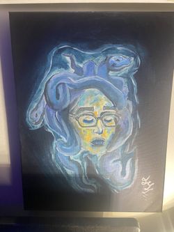 Snake Painting Of Woman 