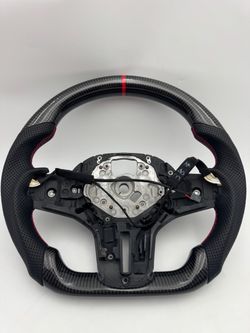 Carbon Fiber Leather Steering Wheel BMW G30 540i X7 G05 X5 X6 M5 M8 Heated