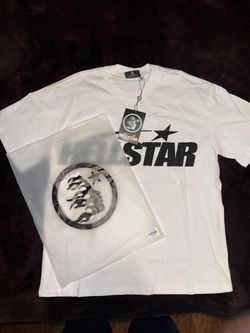 HELLSTAR white graphic tee