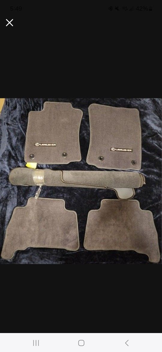 Lexus GX460 10-2023 5 Piece OEM Floor Mats Black