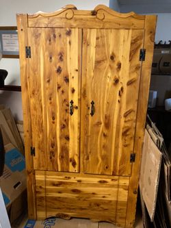 Cedar wardrobe armoire