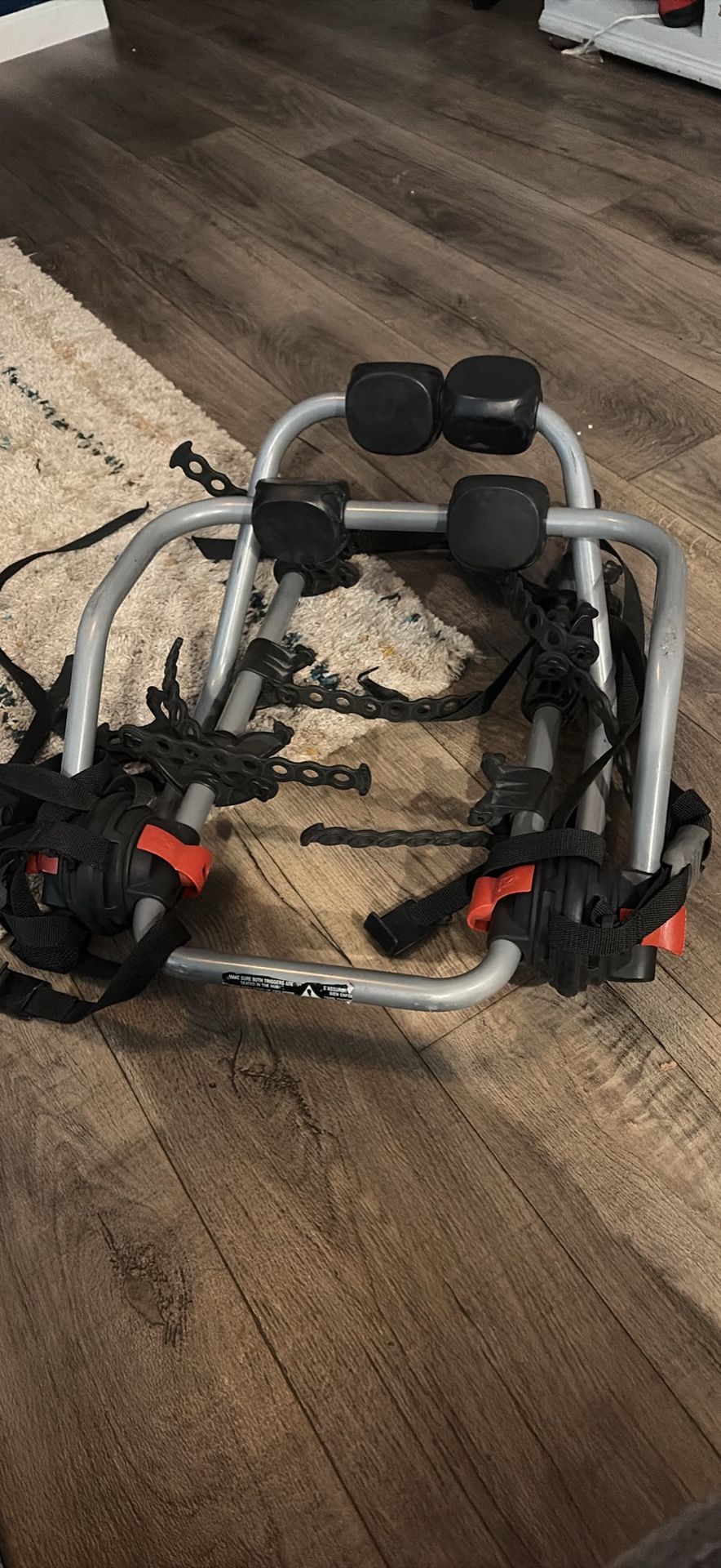 a Yakima KingJoe Pro 2 trunk-mounted bike rack