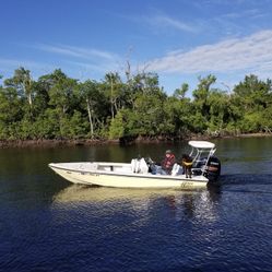 For Sale Bob Hewes 16 Foot Red Fisher.