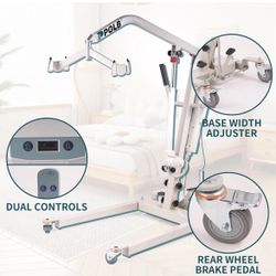 Electric Hydraulic Foldable Patient Lift Full Body Transfer 400lbs Weight Capacity with U-Sling