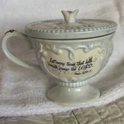 MICHEL & Co Bible verse tea cup
