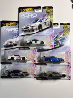 Hot Wheels Premium Aero Styles Complete Set 1-5
