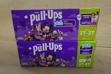2T-3T Huggies Pull-Ups Plus Training Pants – 128 count