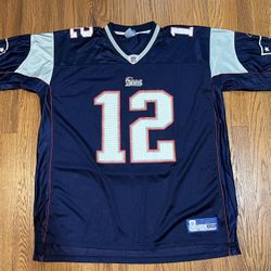 Tom Brady New England Patriots Football Jersey XXL Reebok Authentic 