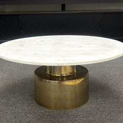 Round Marble Coffee Table 