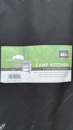 Camp Kitchen organize, cook and store