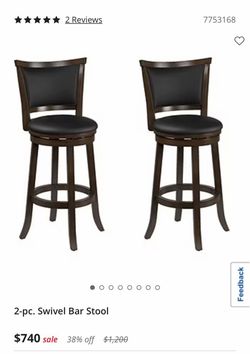 Swivel bar stool