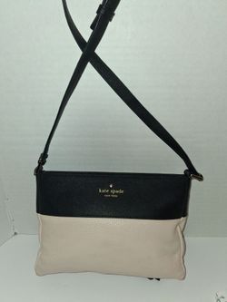 KATE SPADE BLACK COLOR BLOCK CROSSBODY