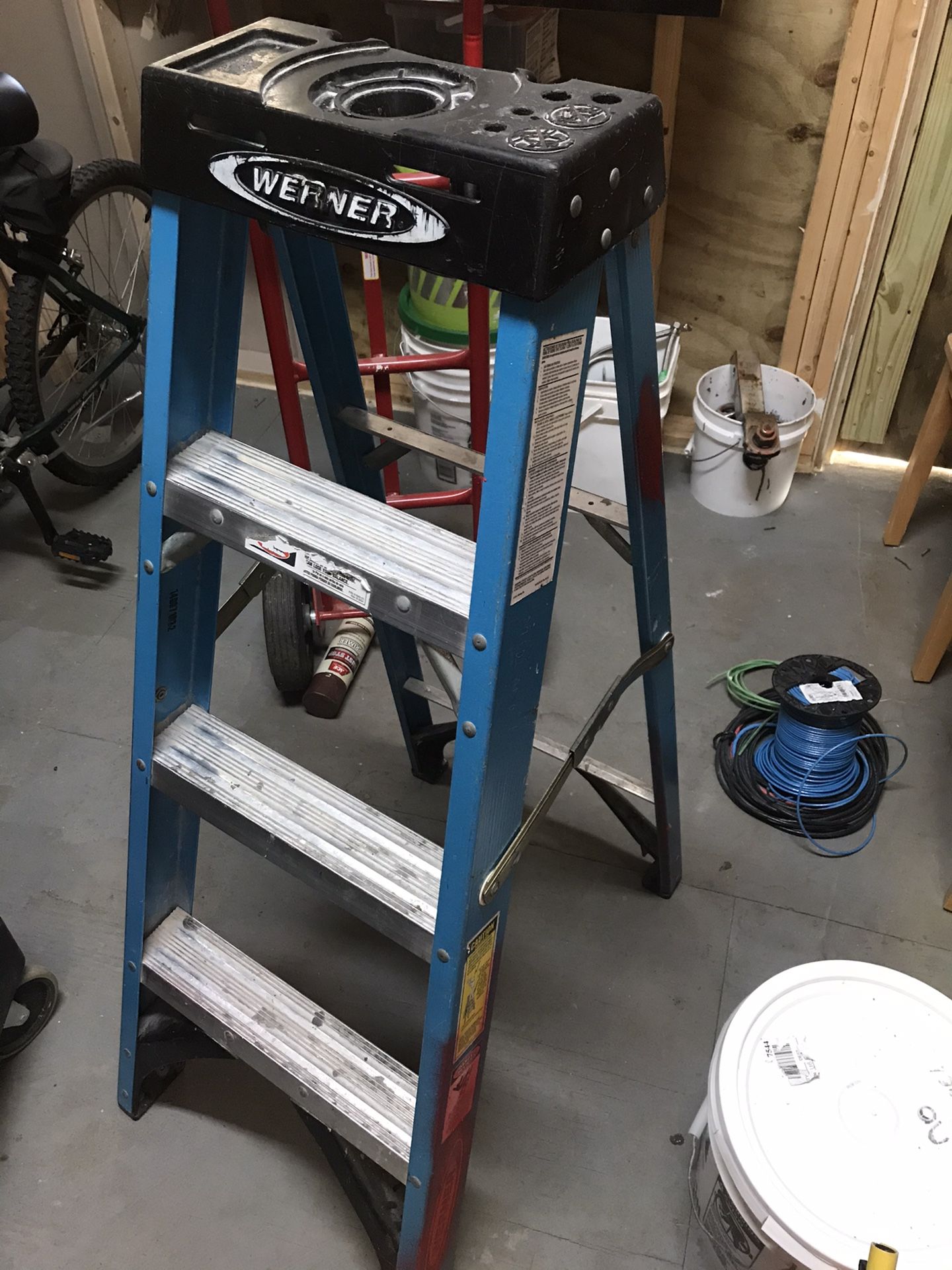 Almost new 4 ft ladder Werner