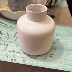 White Flower Vase 