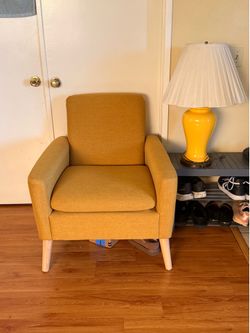 Comfortable yellow chair