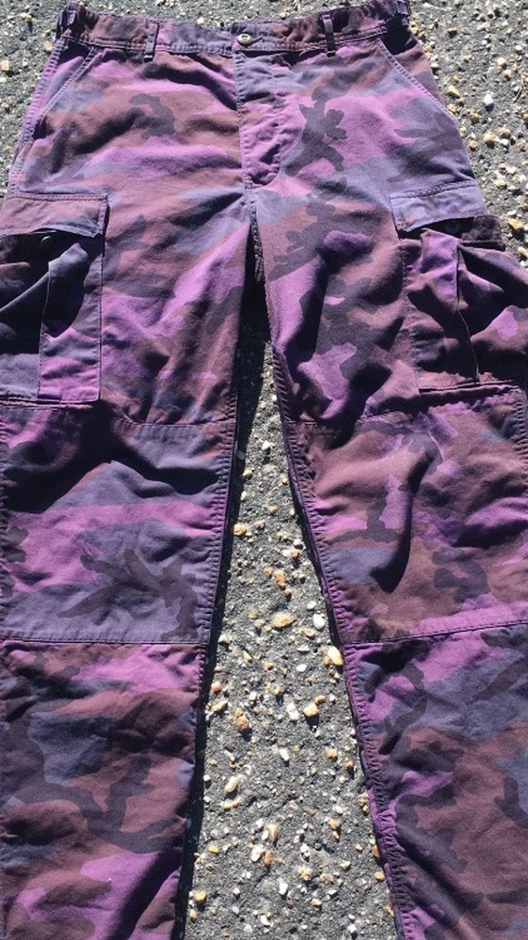 OVERDYED BDU CAMO CARGO PANTS