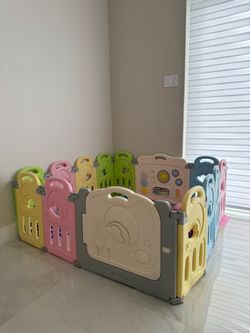 Baby Playpen with Foam Mat
