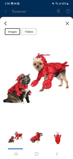 Red Lobster Pet Costume