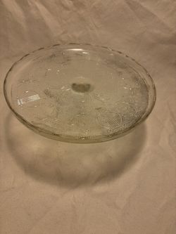 Vintage Glass Cake Stand