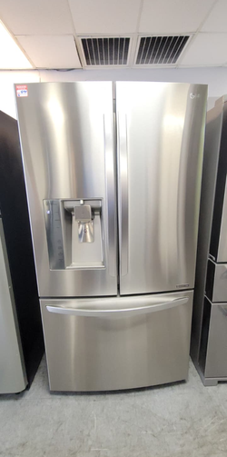 LG French Door Fridge – Stainless, Ice & Water Dispenser