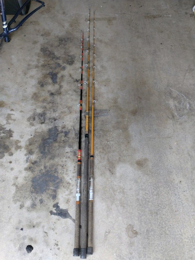 Custom Wrapped Vintage Fishing Rods