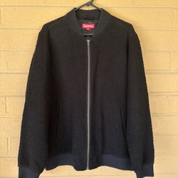 Supreme Boucle Varsity Jacket