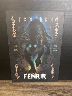 Displate Magnetic Wall Art: Fenrir (Large)