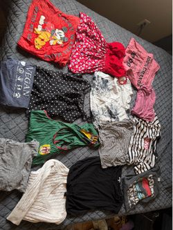 Variety of young lady’s clothes