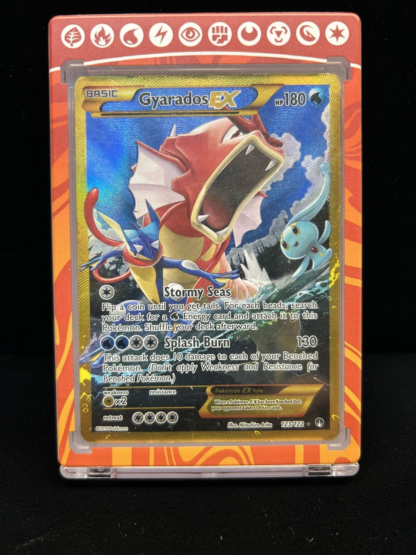 Gyarados EX (Secret) - XY - BREAKpoint (BKP) 123/122 Gold texture