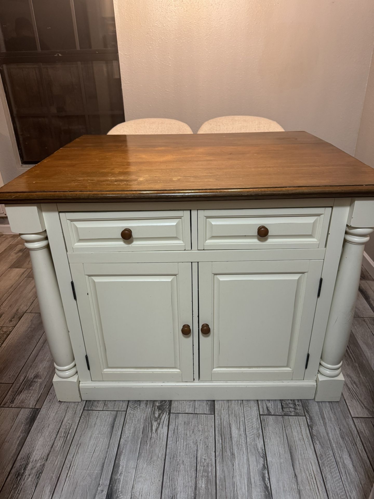 Kitchen Island with Storage and Seating