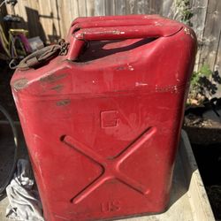 Military Steel NATO Style Fuel Can 