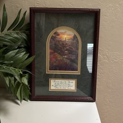 Framed Picture In Glass