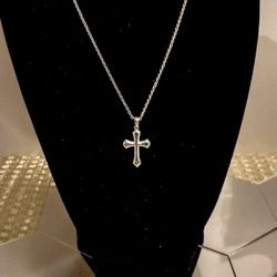 925 Sterling Silver Cross Pendant 