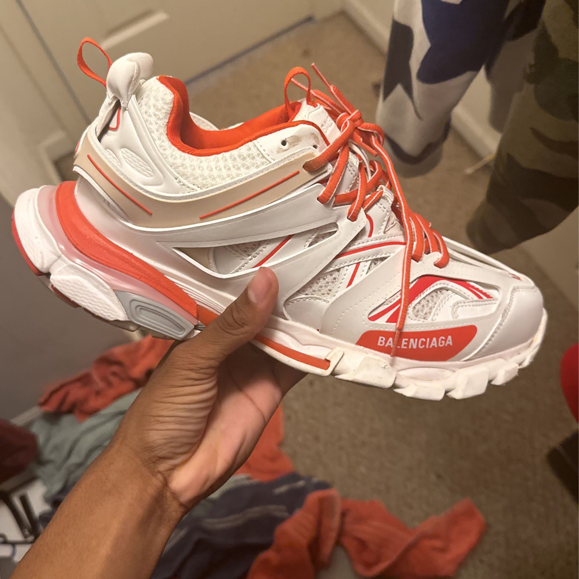 Balenciaga Red Track Runners Size 7 1/2 for Sale in Miami, FL - OfferUp