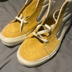 Yellow Vans High tops