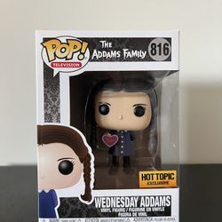 The Addams Family Wednesday Addams Hot Topic Exclusive Funko Pop